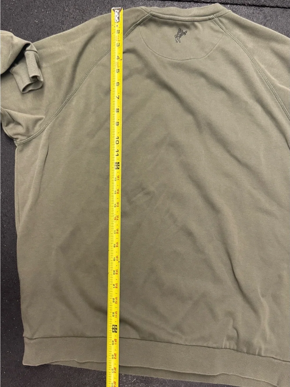 Ashworth Men's Olive Green Crewneck Sweatshirt
